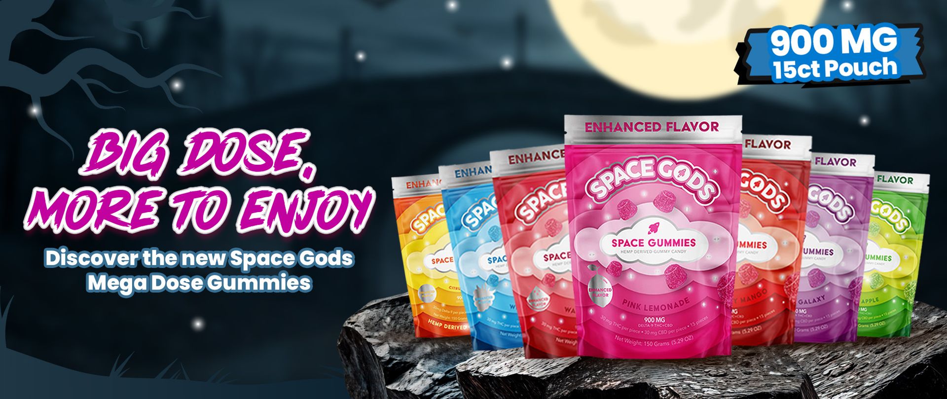 Space Gods Mega Dose Gummies